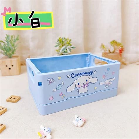 Kawaii Sanrio Anime My Melody Pachacco Collapsible Storage Box Kuromi