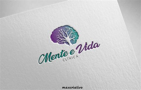 Logotipo Personalizado Cl Nica Da Mente Cartao De Visita Psicologia