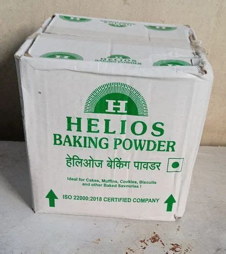 White Egg Less Helios Baking Powder For Bakery Packaging Size Kg