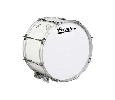 Premier Olympic 24 X10 Inch Marching Bass Drum Wharness And Beaters