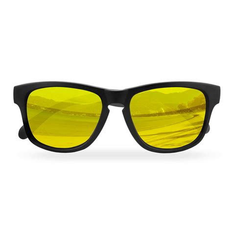 Floating Polarized Sunglasses Mirror Coating UV400 | Yellow – Platinum Sun