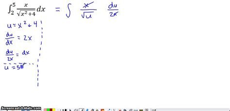 Integration By Substitution Definite Integral Youtube