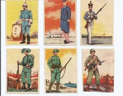 6 Figurinhas Do Álbum Bandeiras E Uniformes Anos 60 à venda em Rio