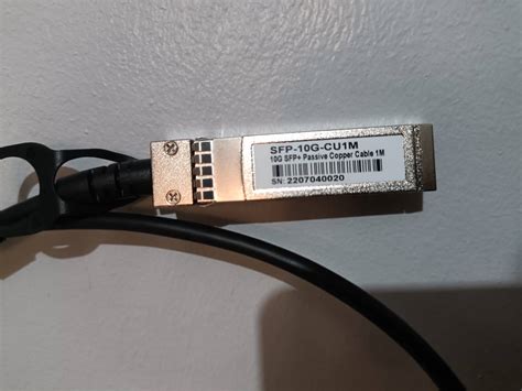 10G SFP DAC Cable 1Meter Compatible With VSOL RicherLink Mikrotik