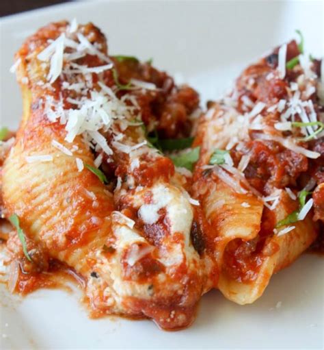 Ricotta Stuffed Shells - Daily Appetite