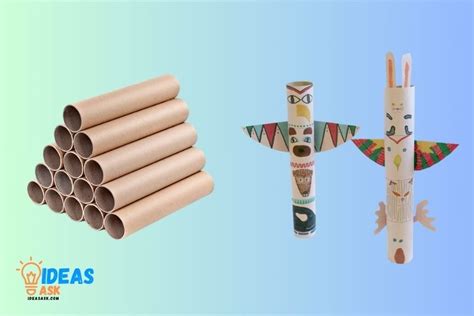 How To Make A Totem Pole With Paper Towel Roll Steps