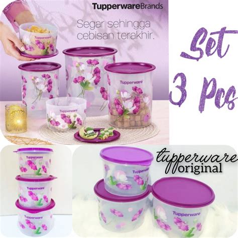 Jual Tupperware Canister Toples Wadah Snack Keripik Kerupuk Kue Kering