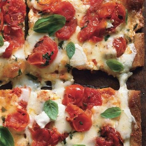 Cherry Tomato Pizza Margherita Recipe Epicurious