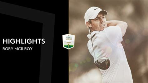 Rory McIlroyローリーマキロイ HighlightsRound 1Hero Dubai Desert Classic