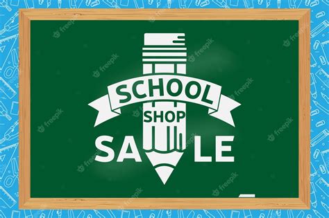 Premium Vector | School shop design