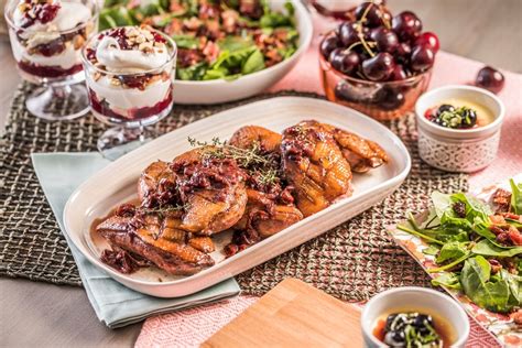 Seared Duck Breasts With Cherry Port Sauce Harmons Grocery