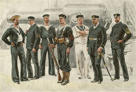 Petty Officers And Seamen Of The Royal Navy By Frank Dadd 1851 1929