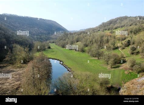 Monsal Dale And The Wye Valley Peak District Derbyshire UK Stock