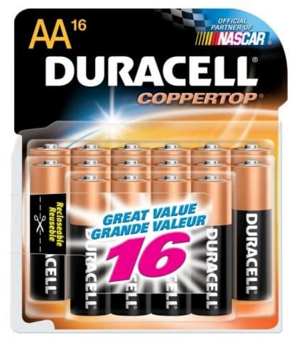 Duracell Coppertop 1 5v Aa Alkaline Battery Pack Of 10 10 Pack Kroger