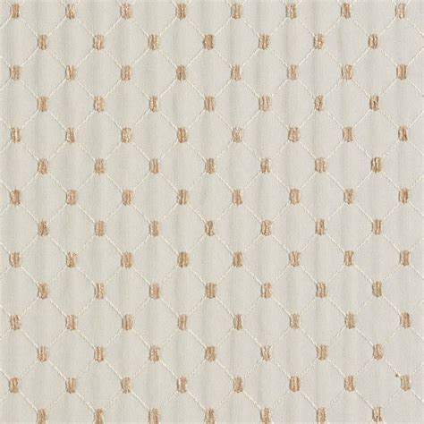 Off White Diamond Jacquard Woven Upholstery Fabric By The Yard