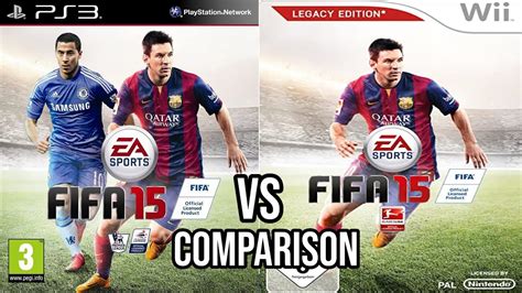 Fifa 15 Ps3 Vs Nintendo Wii Youtube