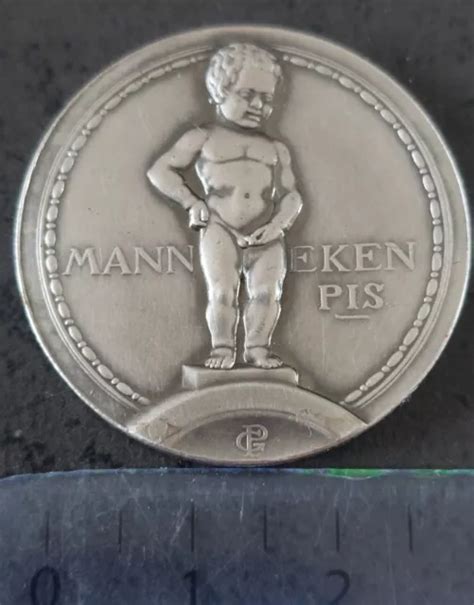 MÉDAILLE EXPOSITION INTERNATIONALE Bruxelles 1935 Manneken Pis G Prud