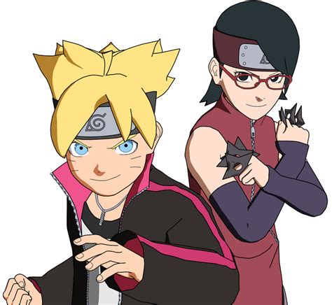 Naruto Storm 4 Boruto Uzumaki And Sarada Uchiha By Iennidesign On