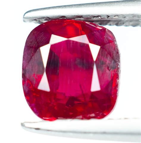 No Reserve Vivid To Intense Red Burma Ruby Ct Catawiki