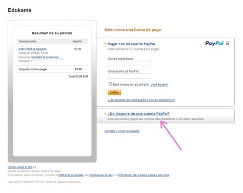 C Mo Pagar Con Paypal Sin Tener Cuenta Ed Kame