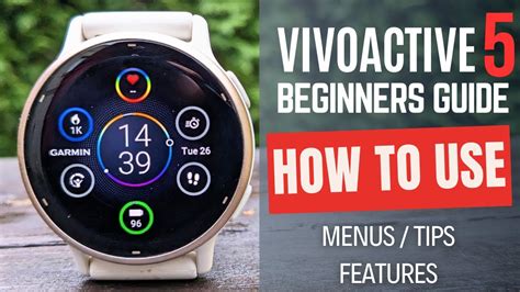 Garmin VivoActive 5 Complete Beginners User Guide How To Use