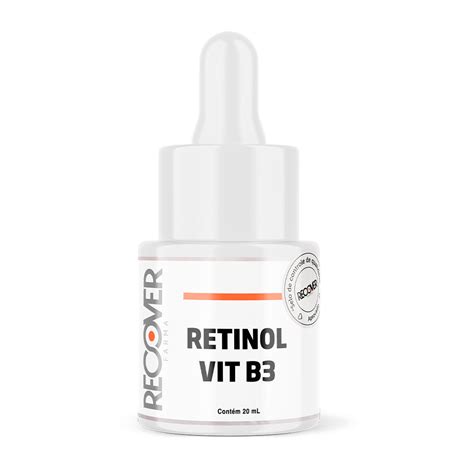 Sérum Retinol Vit B3 Vitamina A Vitamina B3 20 Ml Recover Farma