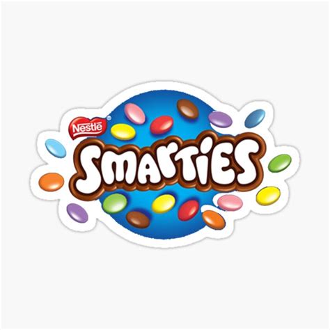 "smarties candy logo" Sticker for Sale by rascalford | Redbubble