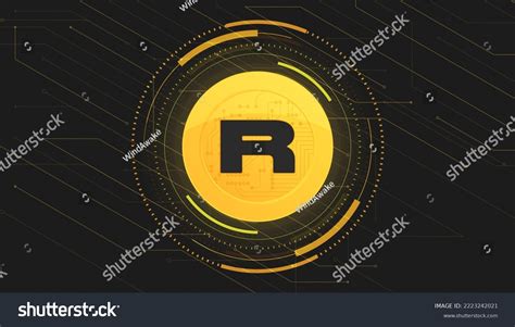 Rarible Rari Coin Cryptocurrency Concept Banner Stock Vector Royalty