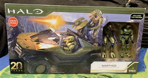 World Of Halo 20th Anniversary Warthog With Master Chief And Arbiter