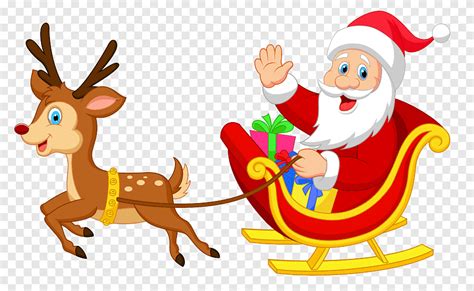 Santa Sleigh Santa Sleigh Png PNGEgg