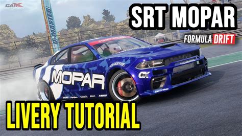 CarX Drift Racing Online SRT Mopar FD Livery Tutorial YouTube