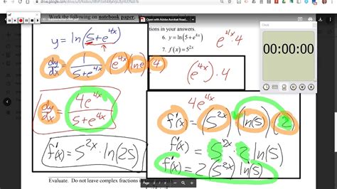 AP Calc AB Unit 3 Differentiation Composite Implicit And Inverse