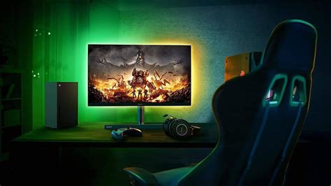 Philips Momentum Ips K Uhd Gaming Monitor Hz Ambiglow Display