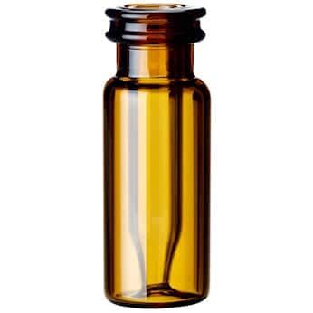 Cole Parmer Snap Top Vial With Fused Insert Amber Glass 0 3 ML Neck