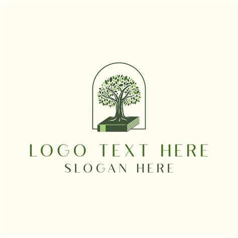knowledge tree book logo brandcrowd logo maker