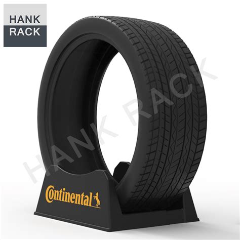 China Continental Tire Rack Portable Tire Wheel Display Factory And