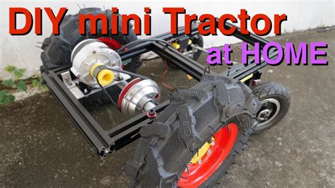 DIY Mini Tractor At Home Part I YouTube