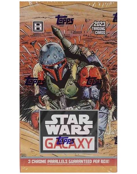 Topps Star Wars Galaxy Chrome Hobby Box Diggaz Trading Cards