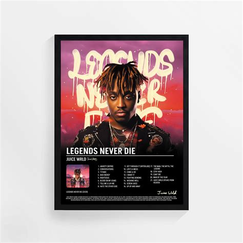 JUICE WRLD - LEGENDS NEVER DIE – Crown Posters