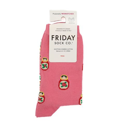 Women S Mismatched Nesting Doll Socks By Friday Sock Co RAM Shop