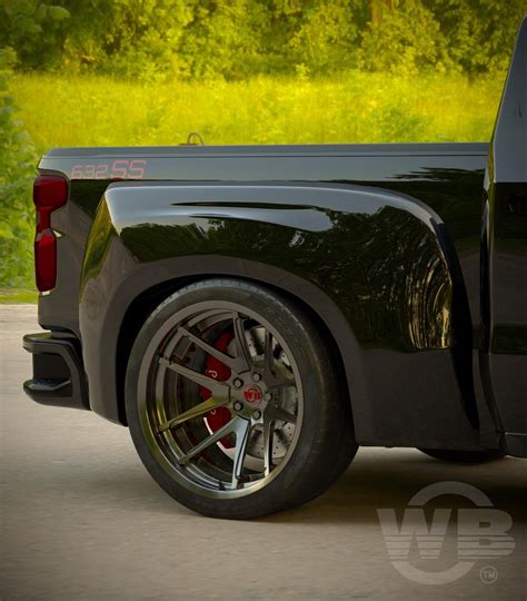 Artist Imagines Hot Rod Chevy Silverado Stepside