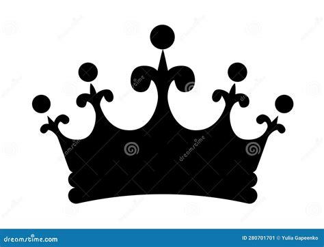 simple crown icon vector illustration stock vector illustration