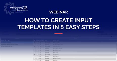 How To Create Input Templates In Prognocis Ehr In 5 Easy Steps