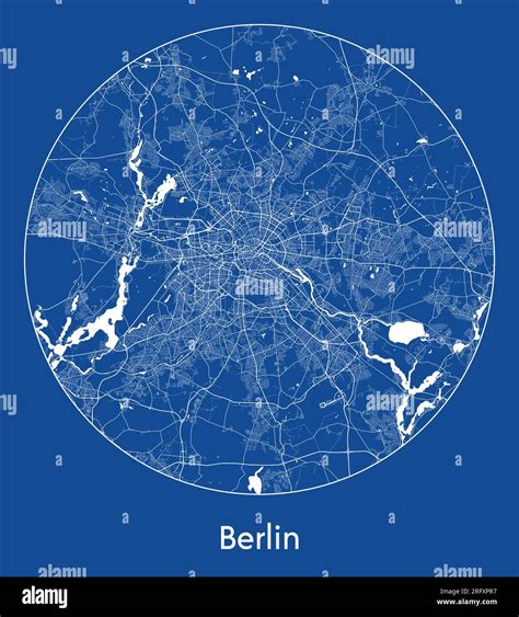 Berlin Map Stock Vector Images Alamy