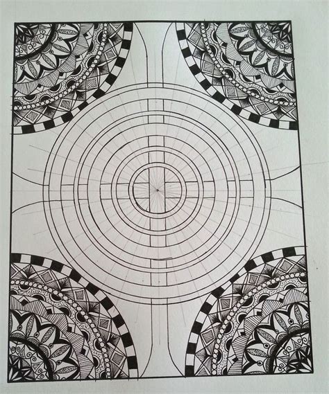 Judy S Zentangle Creations Circles A Challange Zentangle Patterns