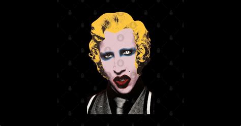 Marilyn Manson Art Marilyn Manson Sticker Teepublic