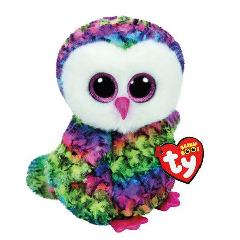 Ty Beanie Boo Medium Owen The Owl Plush Toy Claires Us