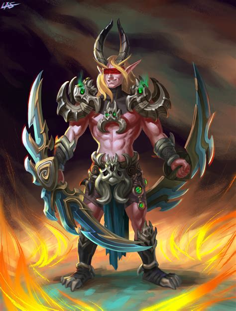 Artstation Blood Elf Demon Hunter