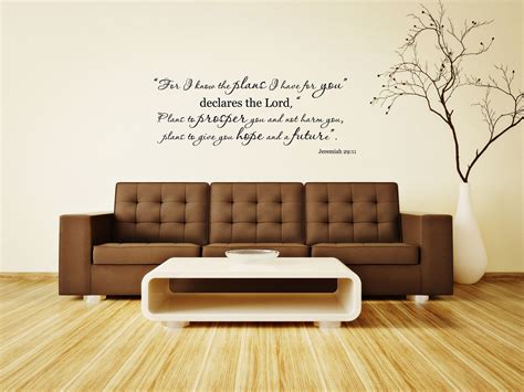 Jeremiah Bible Verse Vinyl Wall Decal For I Know The