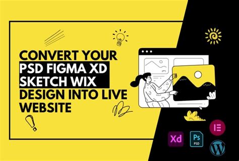 Convert Psd Xd Wix And Figma To Wordpress Using Elementor By